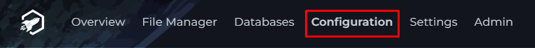 Rust Configuration Tab